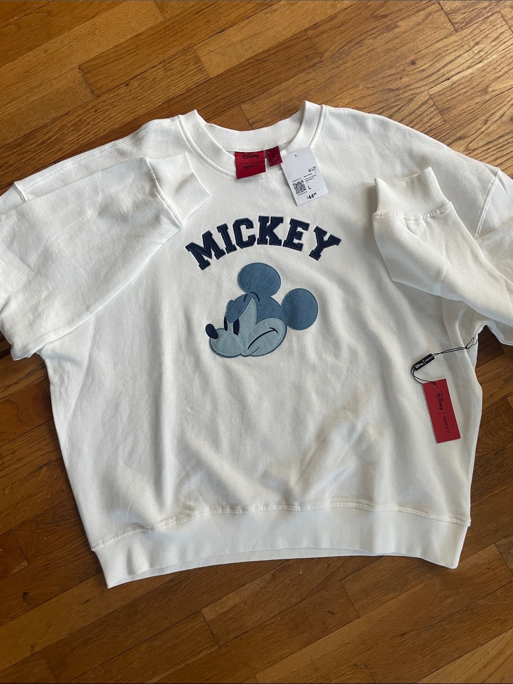 Disney Sweatshirt w Denim Mickey